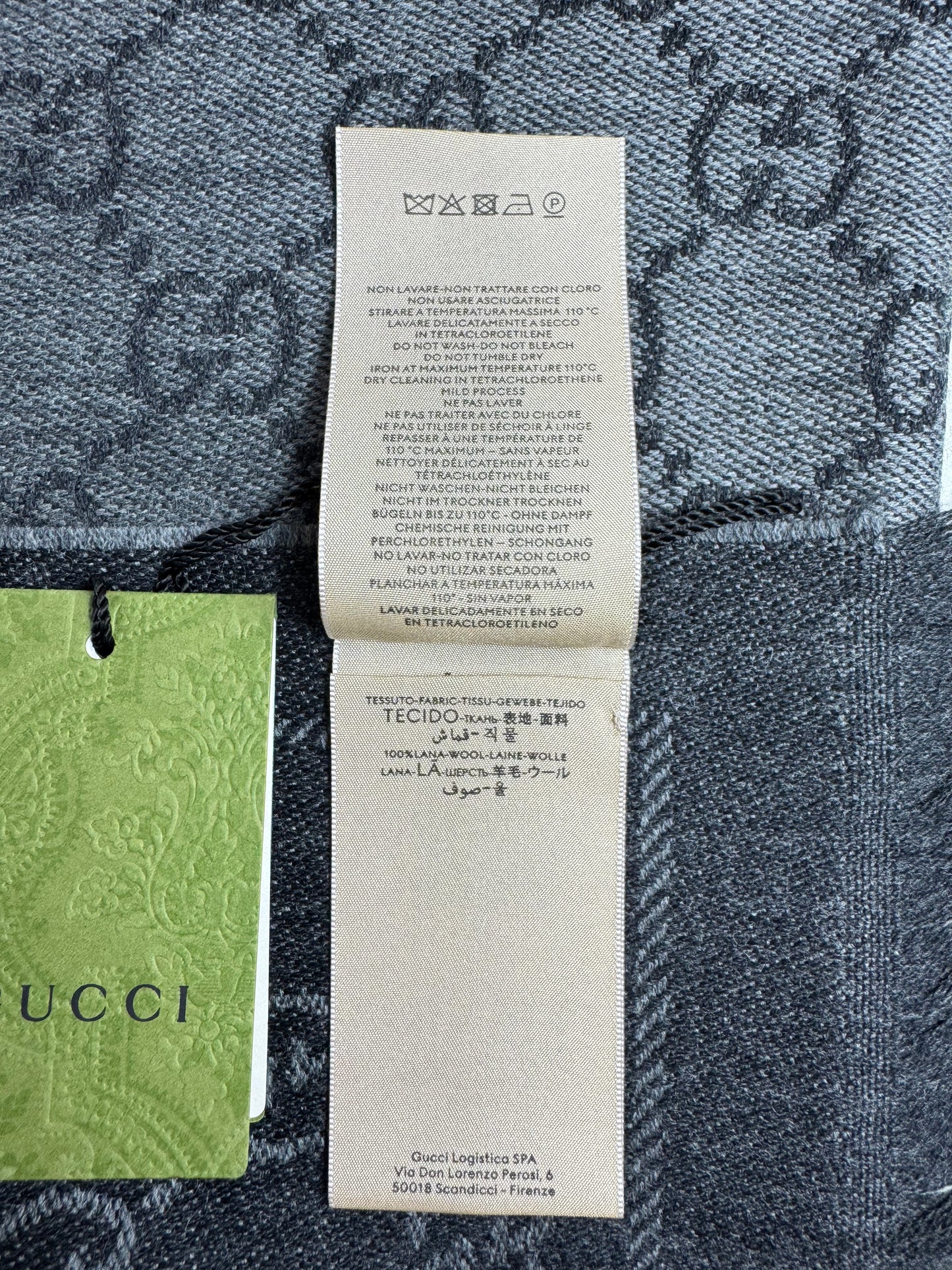 Echarpe Gucci réversible