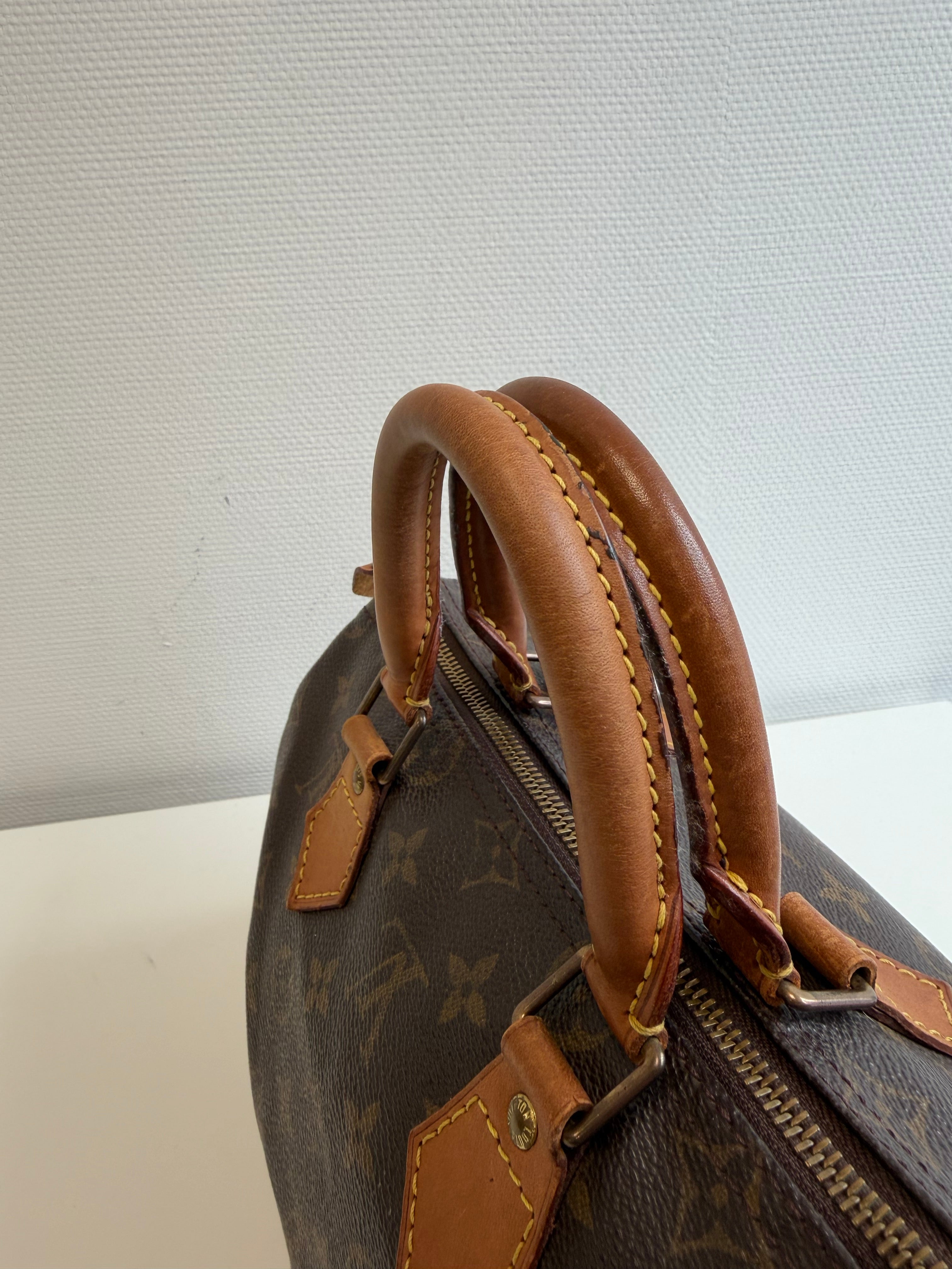 Speedy 25 en toile Monogram marron