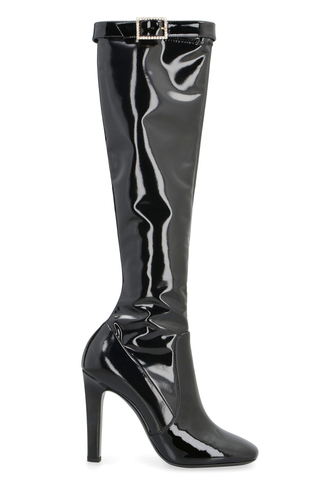Elle vinyl boots Saint Laurent