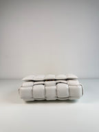 Chain Cassette en cuir Blanc