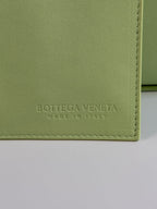 Arco Mini Bottega Veneta en cuir intrecciato vert