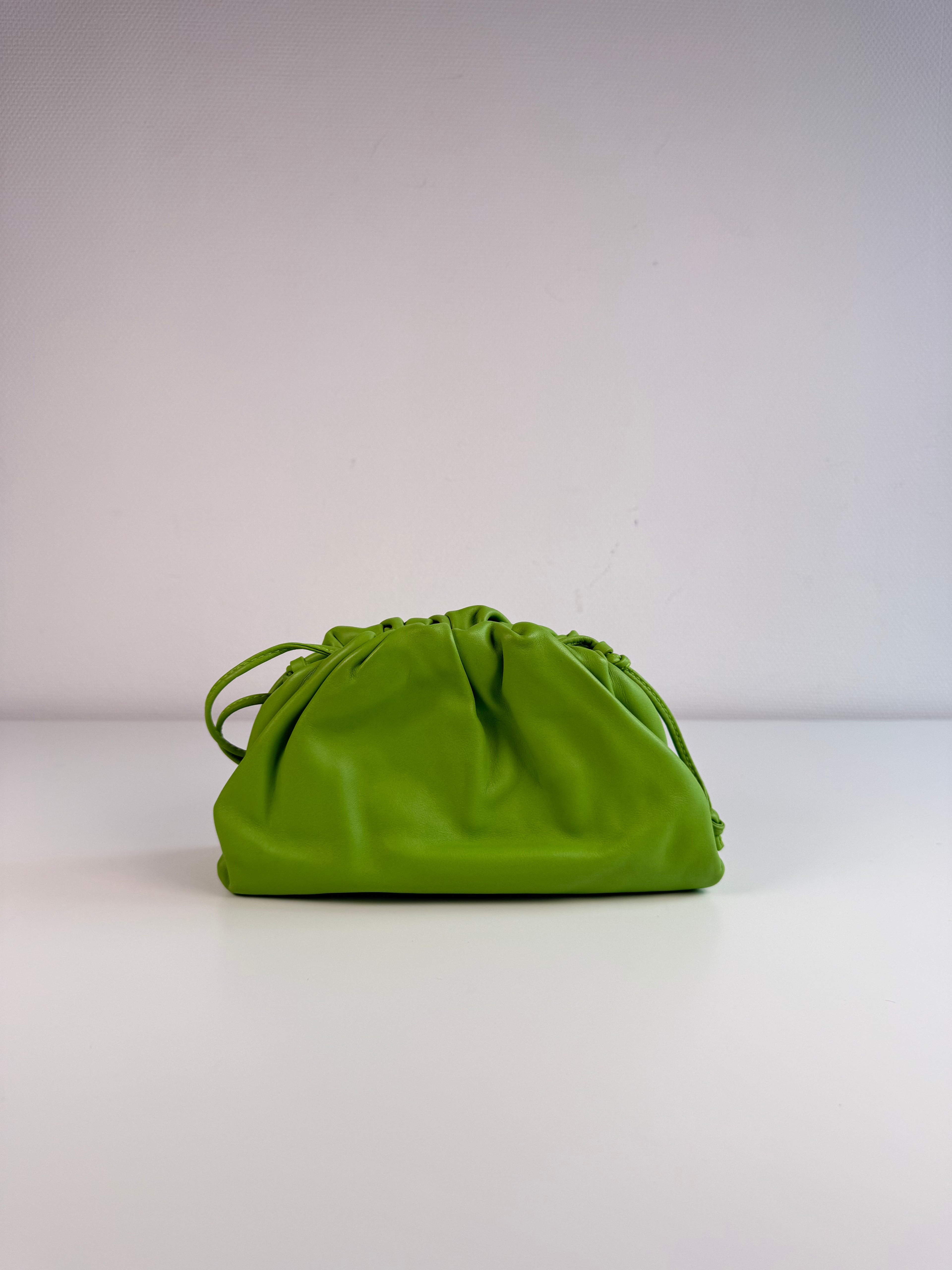Mini pouch en cuir Vert