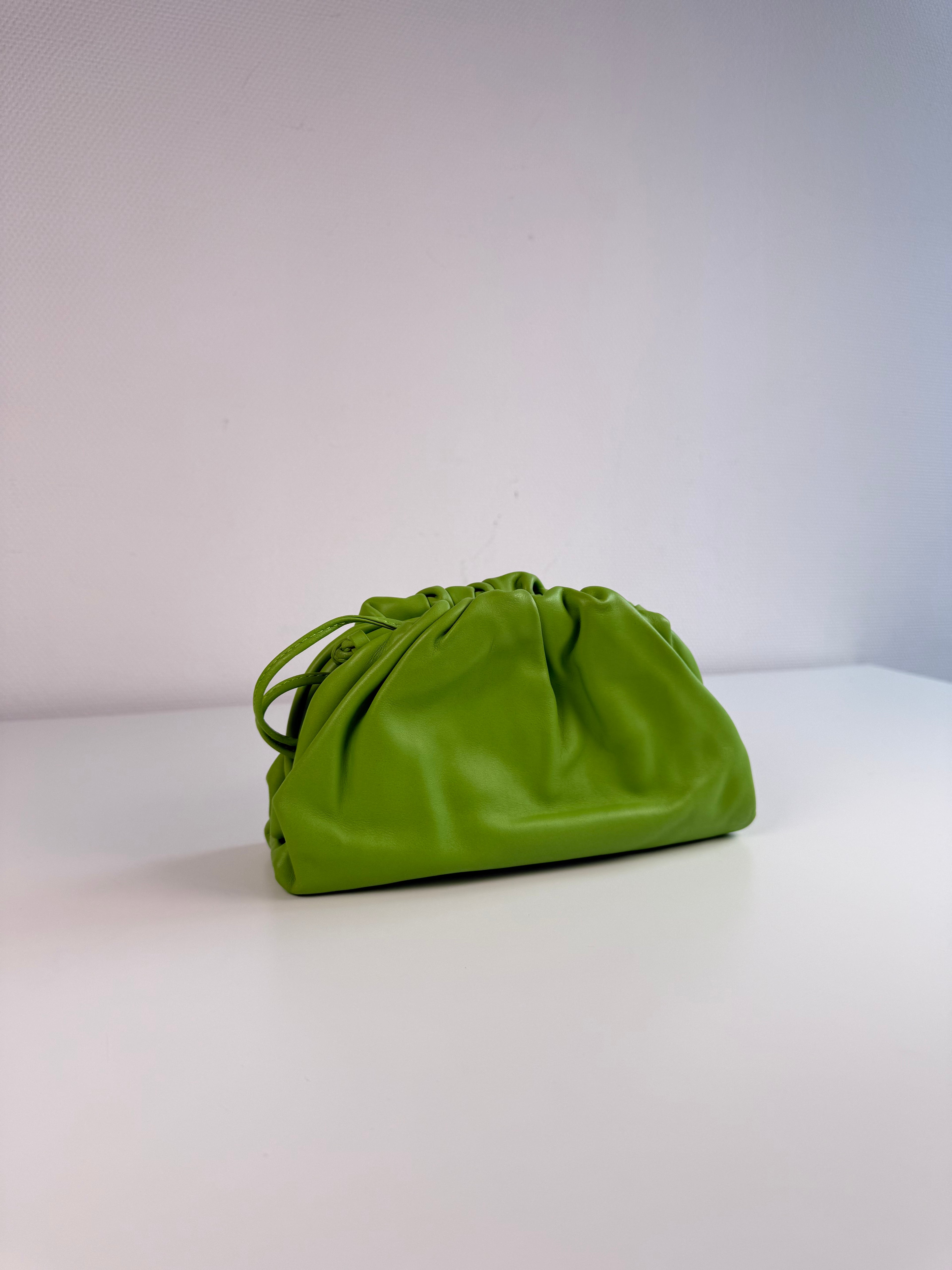 Mini pouch en cuir Vert
