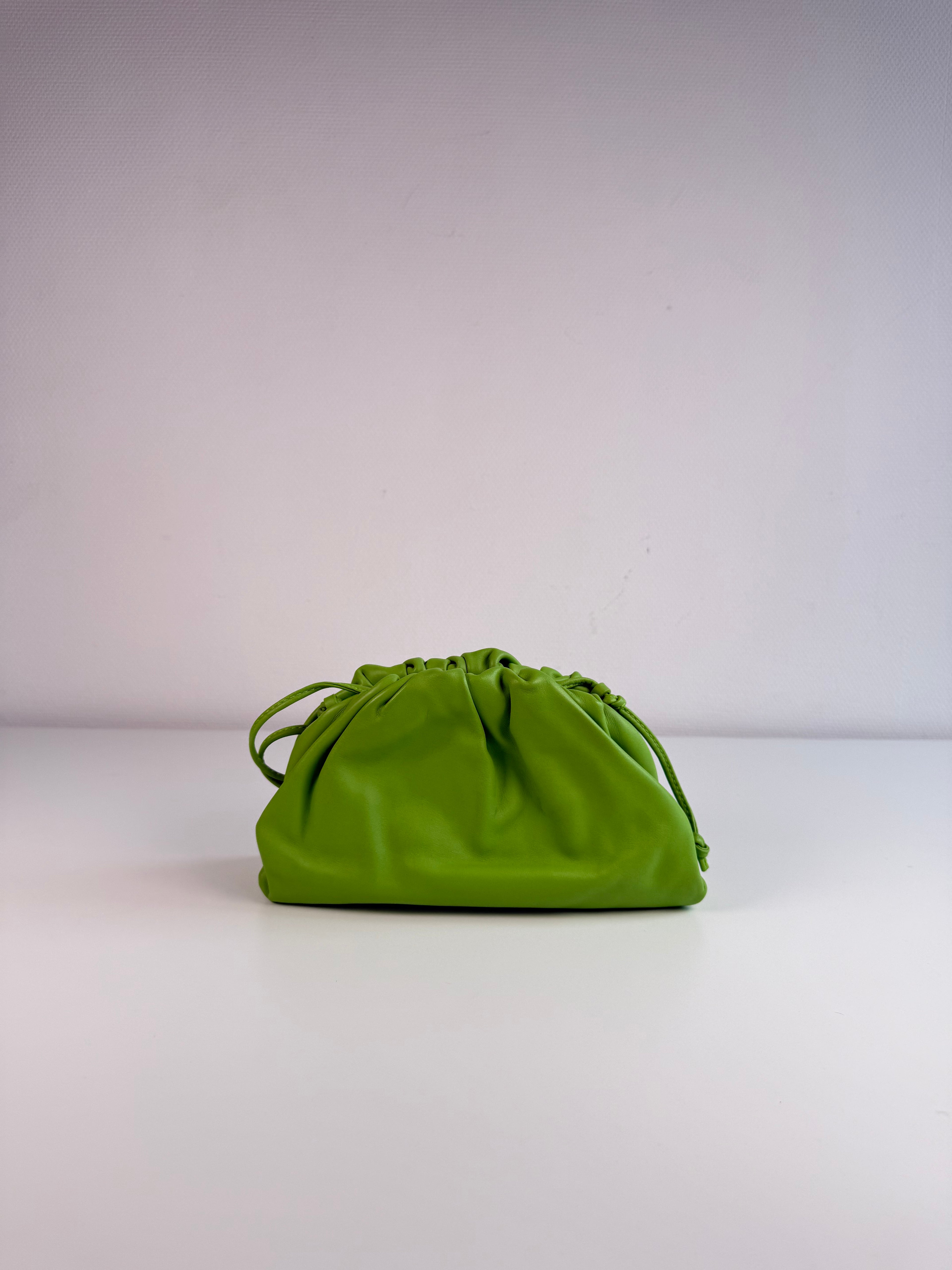 Mini pouch en cuir Vert