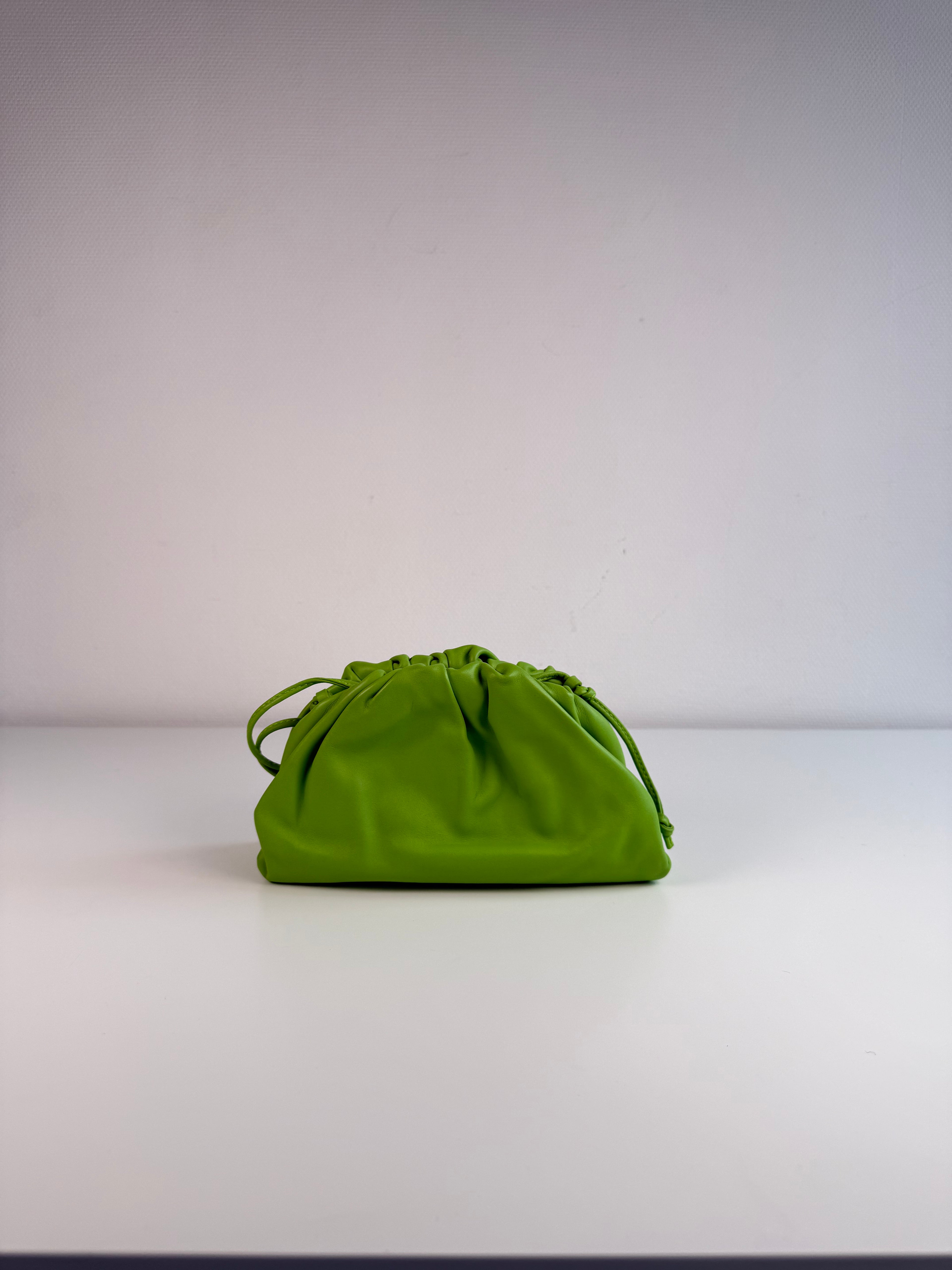 Mini pouch en cuir Vert