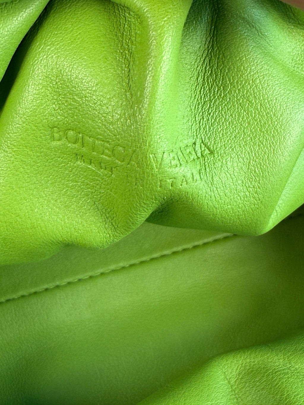 Mini pouch en cuir Vert