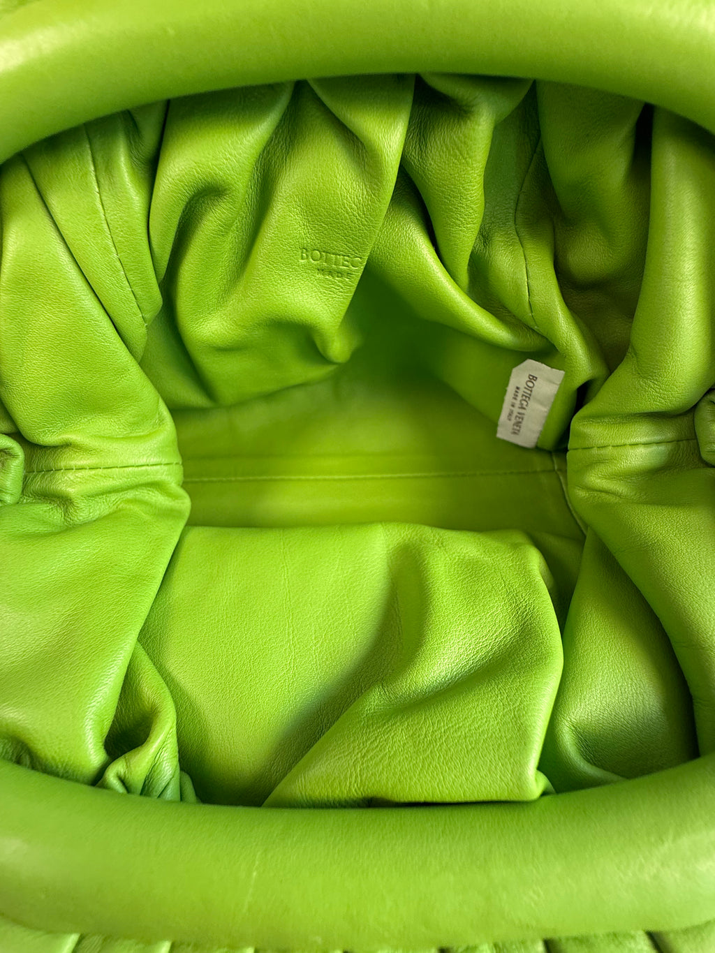 Mini pouch en cuir Vert