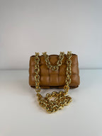 Chain Cassette en cuir Noir