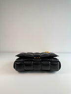 Chain Cassette en cuir Noir