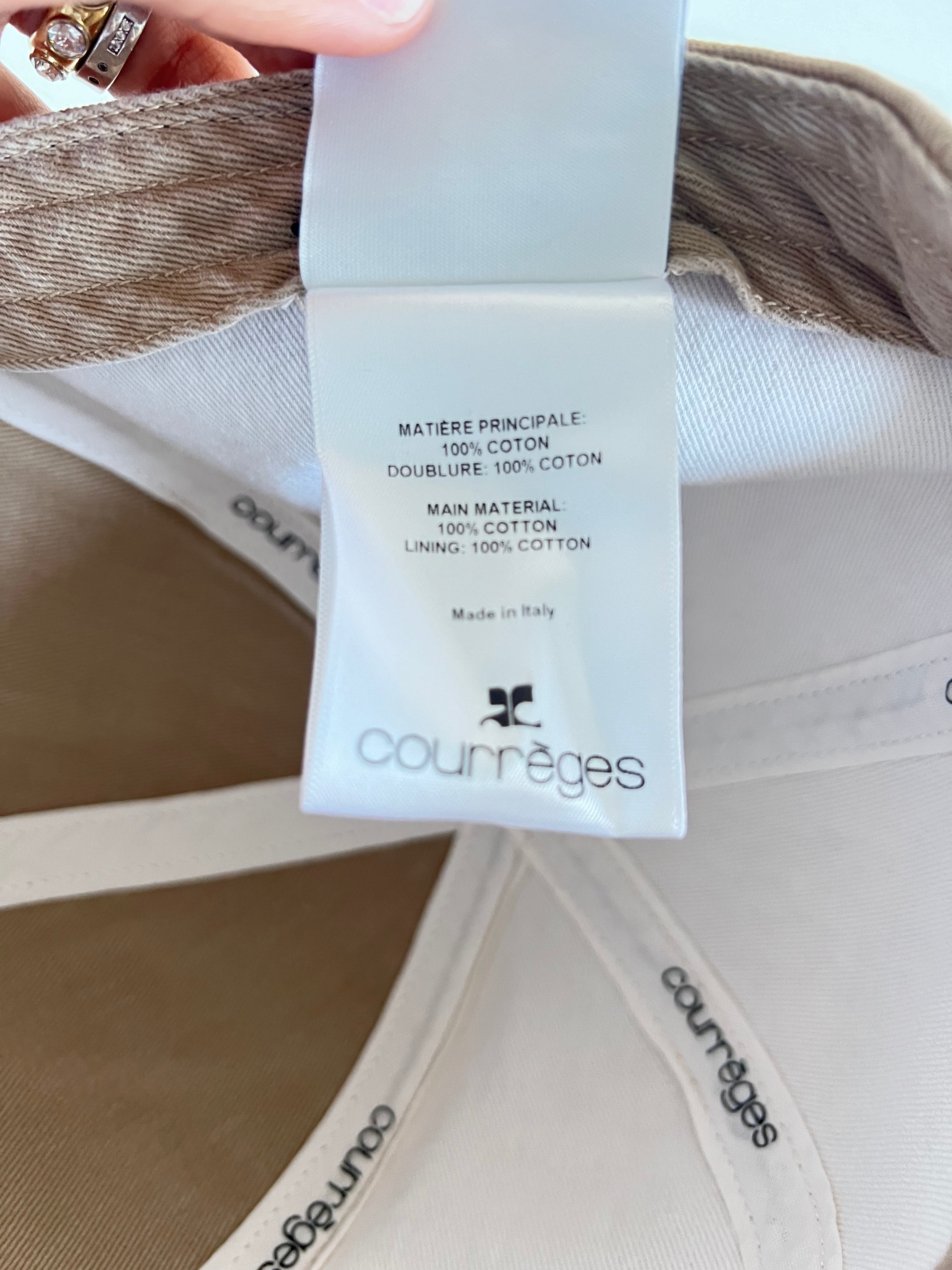 Casquette Courrèges