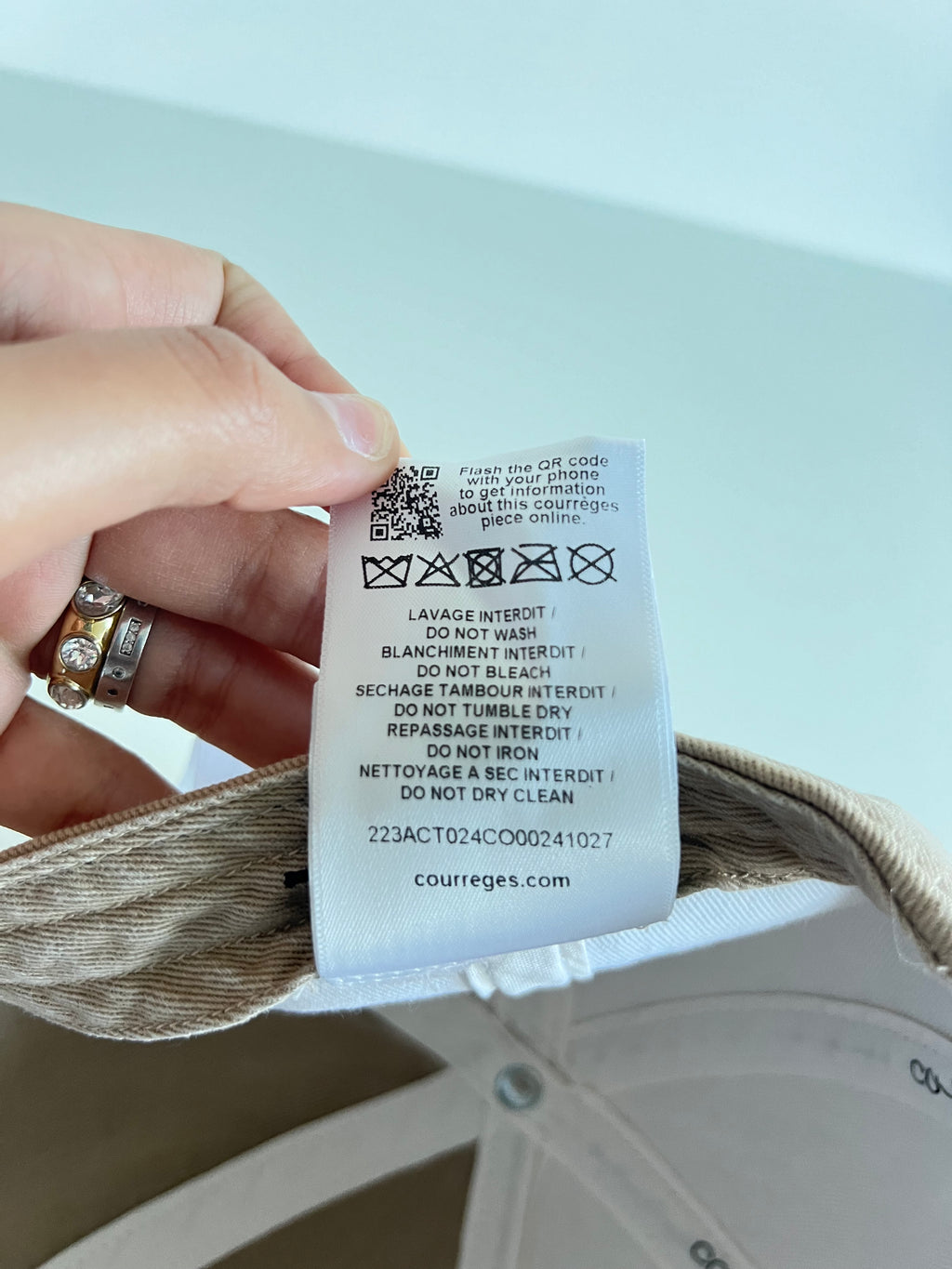 Casquette Courrèges