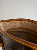 Bucket PM en toile Monogram marron