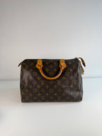 Speedy 30 en toile Monogram marron