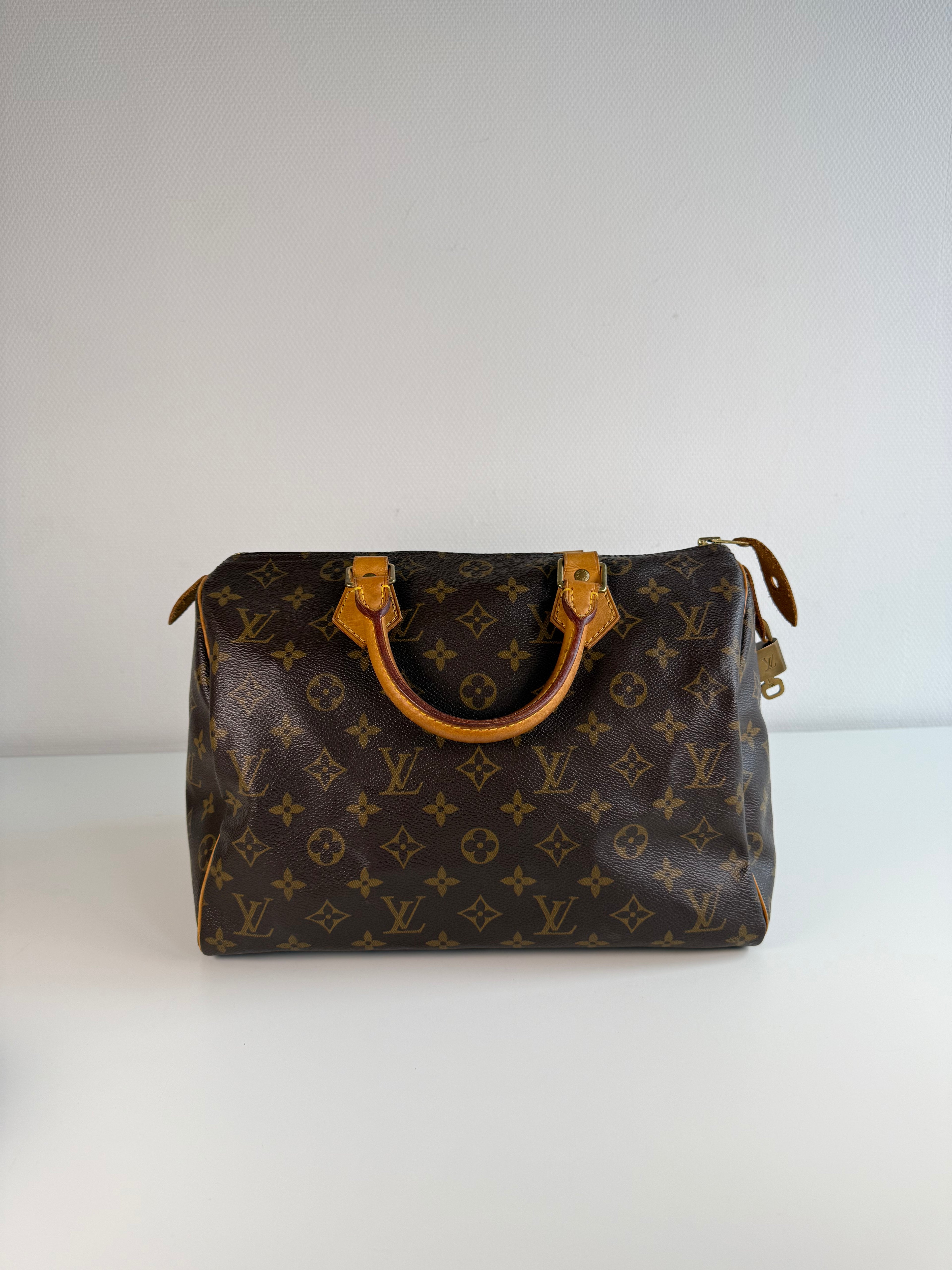 Speedy 30 en toile Monogram marron
