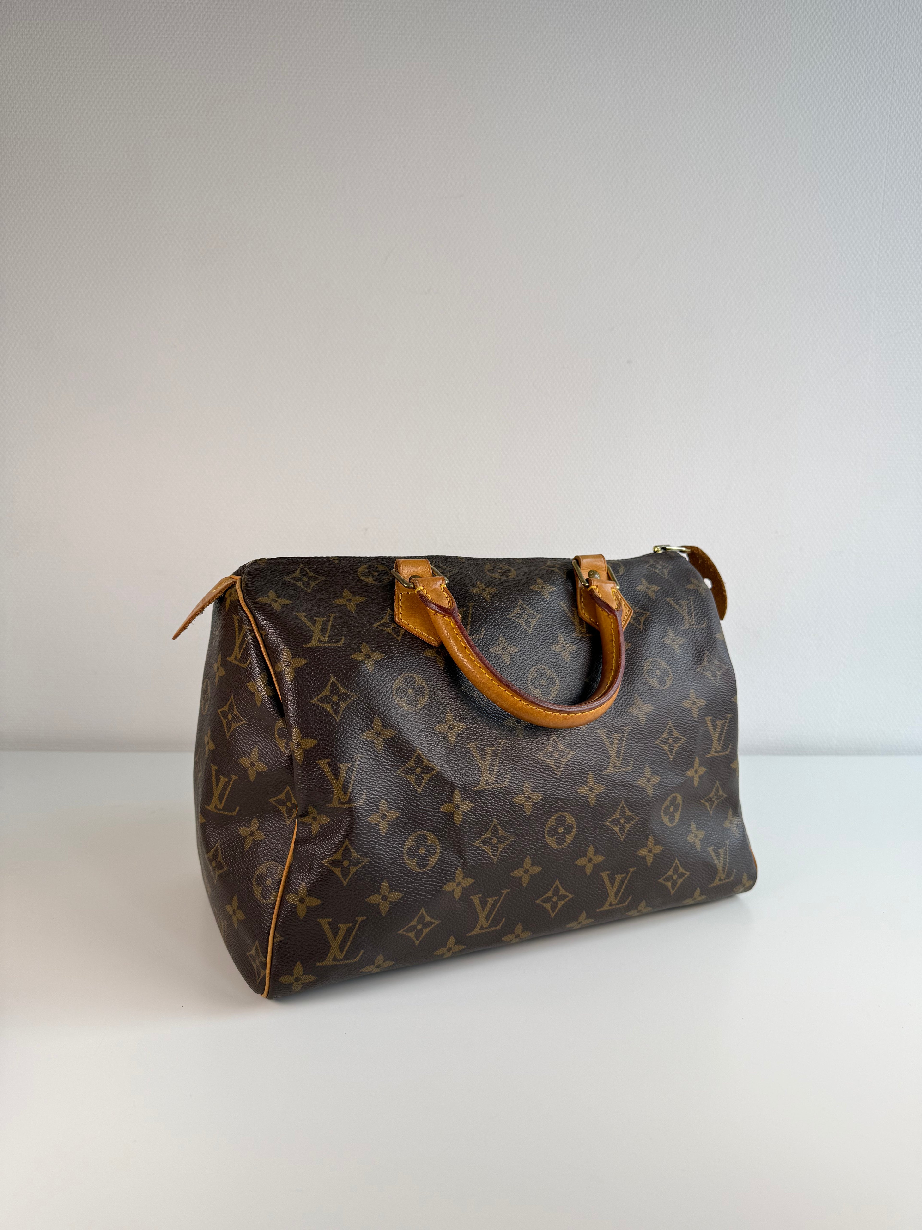Speedy 30 en toile Monogram marron