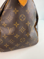 Speedy 30 en toile Monogram marron