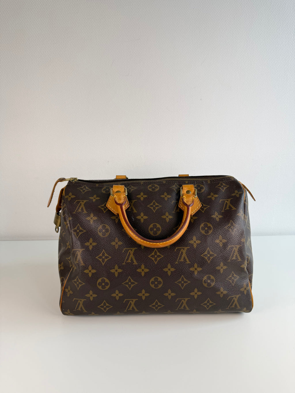 Speedy 30 en toile Monogram marron