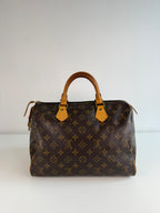 Speedy 30 en toile Monogram marron