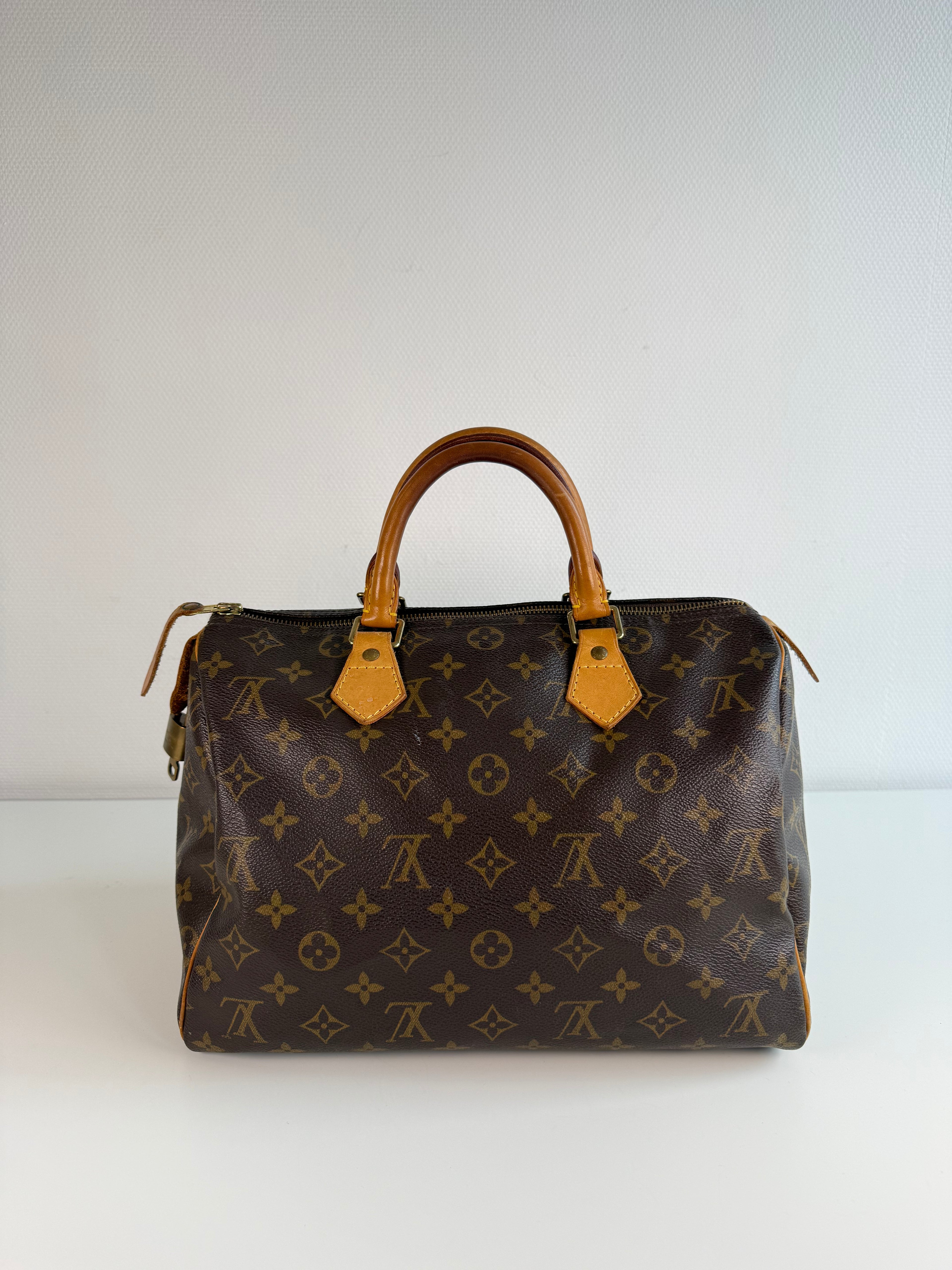 Speedy 30 en toile Monogram marron