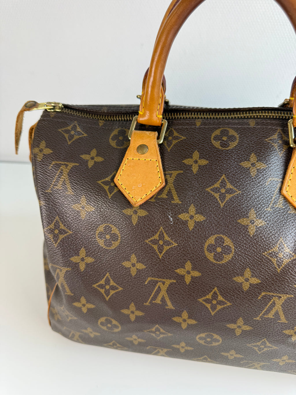 Speedy 30 en toile Monogram marron