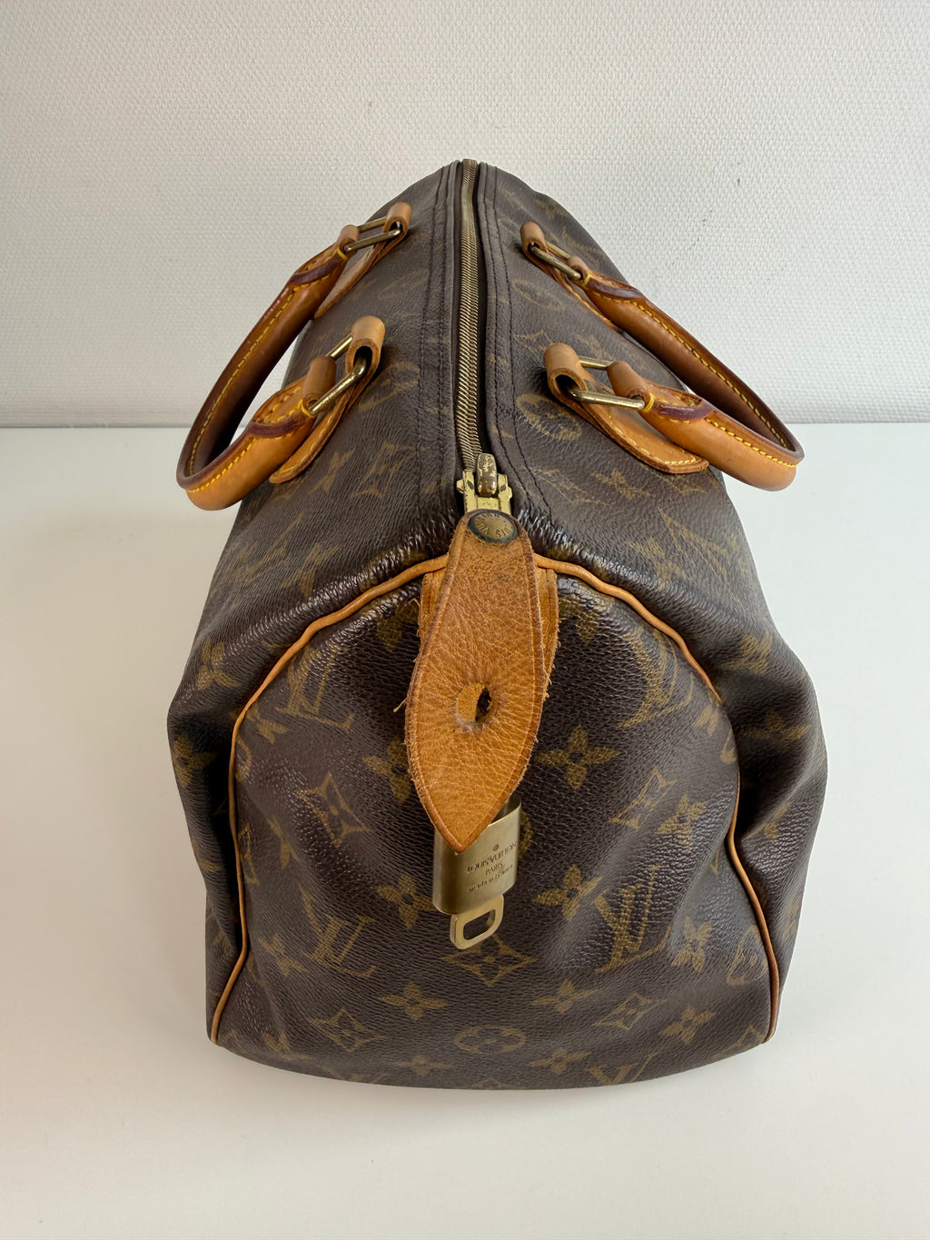 Speedy 30 en toile Monogram marron