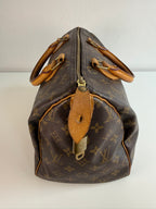 Speedy 30 en toile Monogram marron
