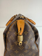 Speedy 30 en toile Monogram marron