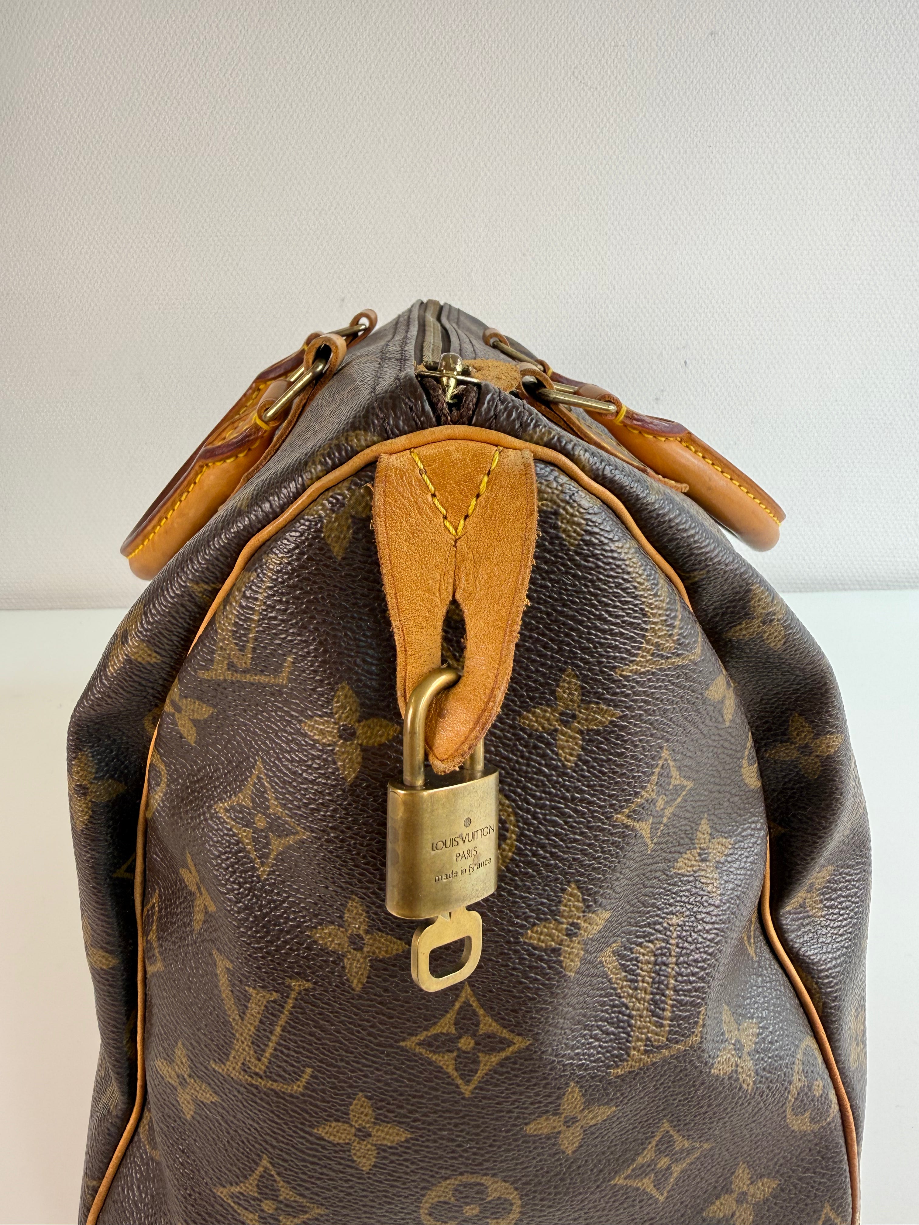 Speedy 30 en toile Monogram marron