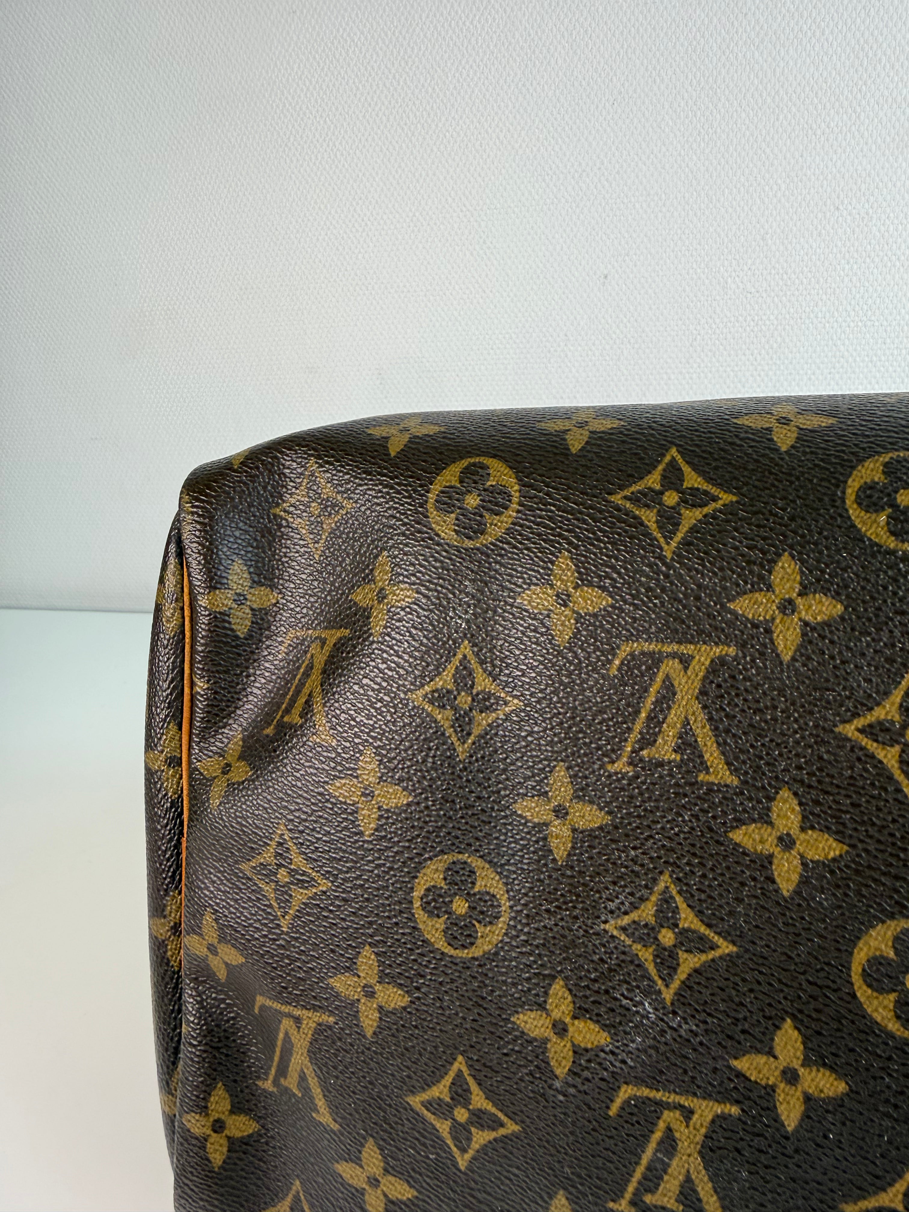 Speedy 30 en toile Monogram marron