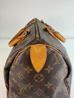 Speedy 30 en toile Monogram marron