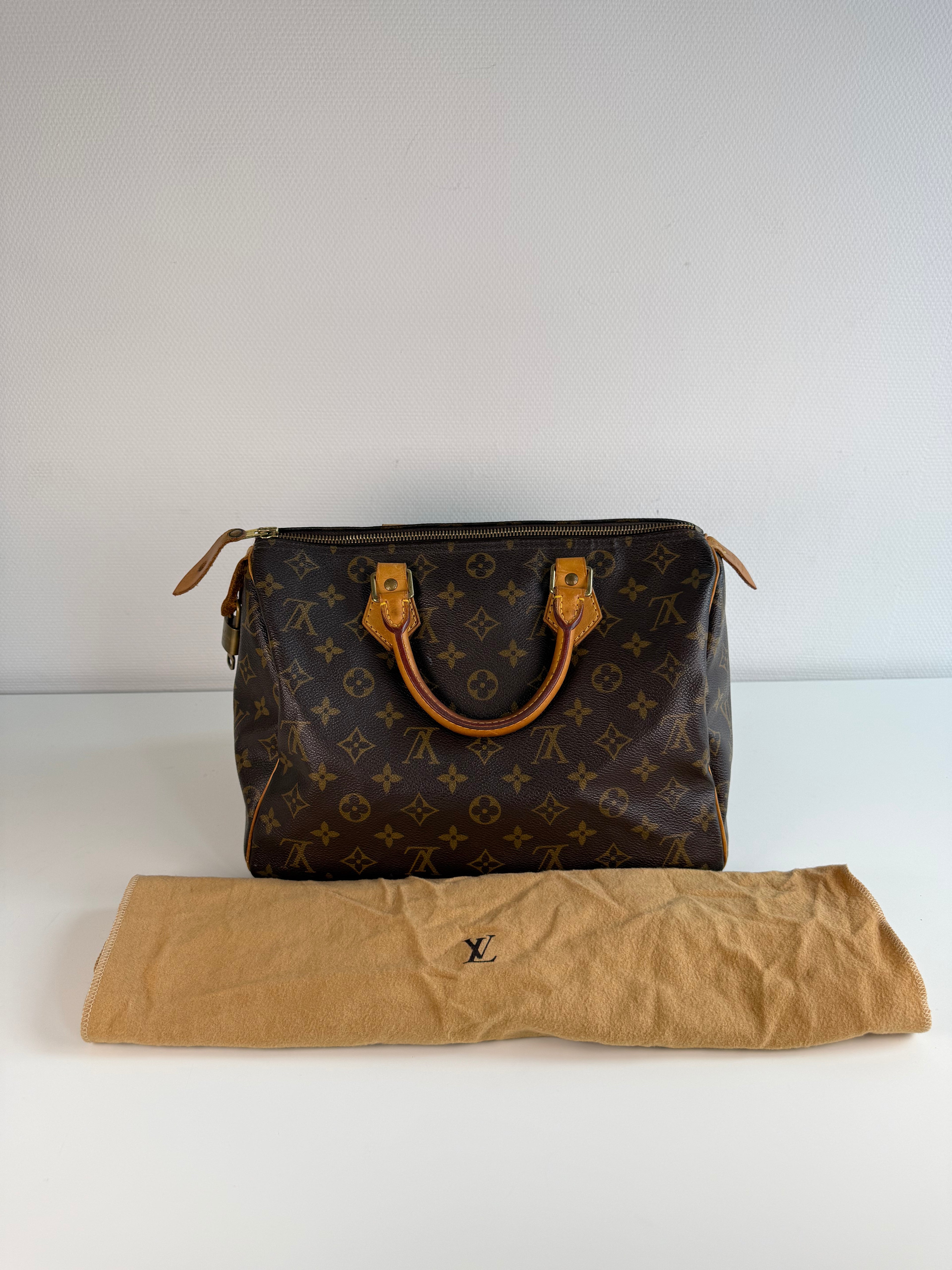Speedy 30 en toile Monogram marron