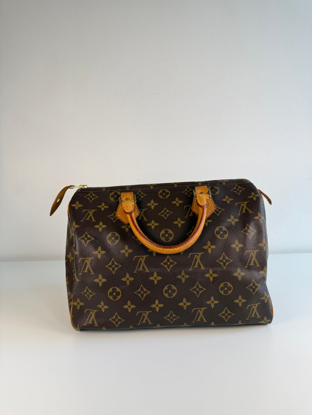 Speedy 30 en toile Monogram marron