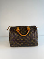 Speedy 30 en toile Monogram marron