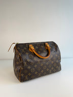 Speedy 30 en toile Monogram marron