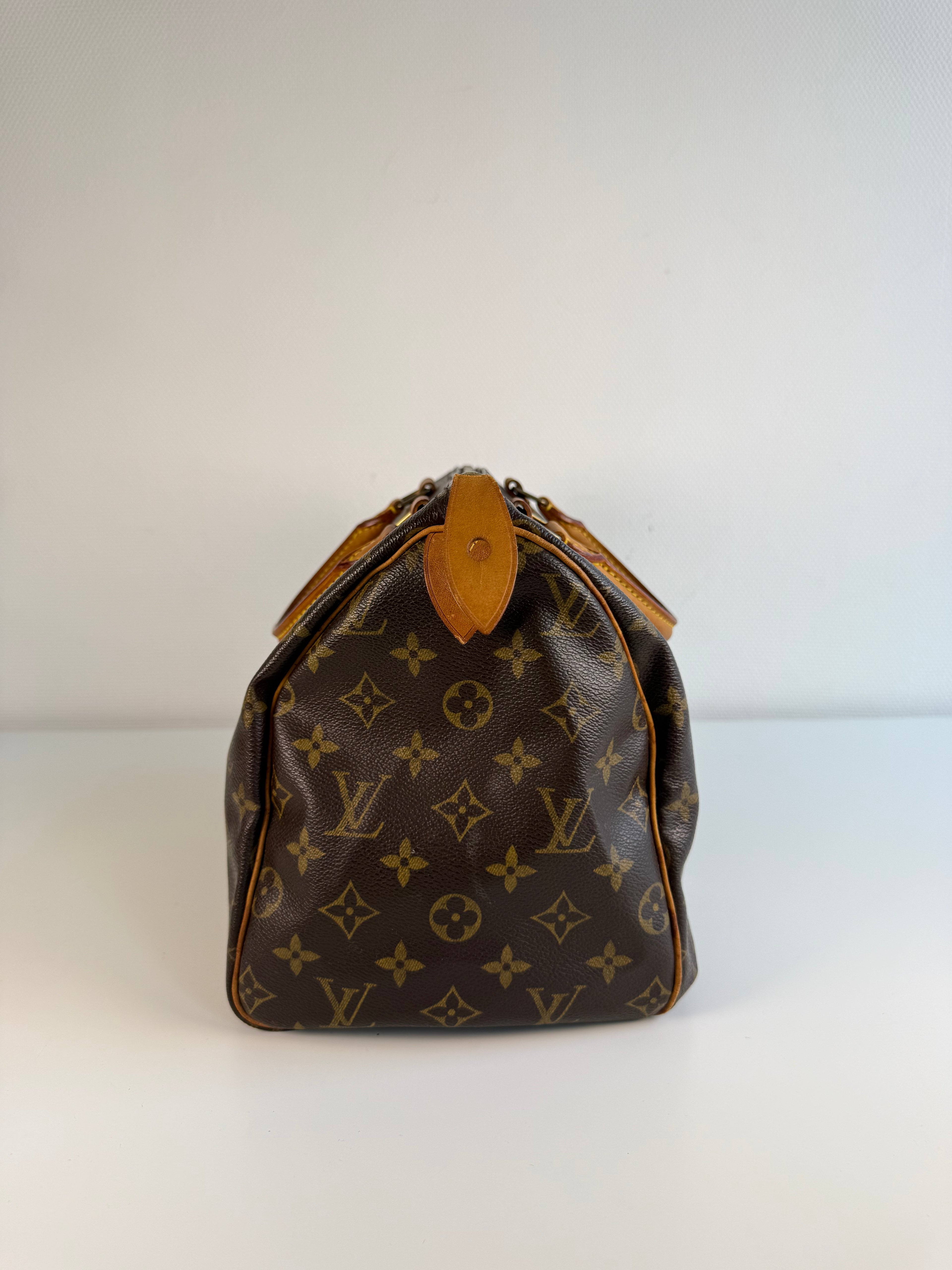 Speedy 30 en toile Monogram marron