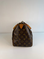 Speedy 30 en toile Monogram marron