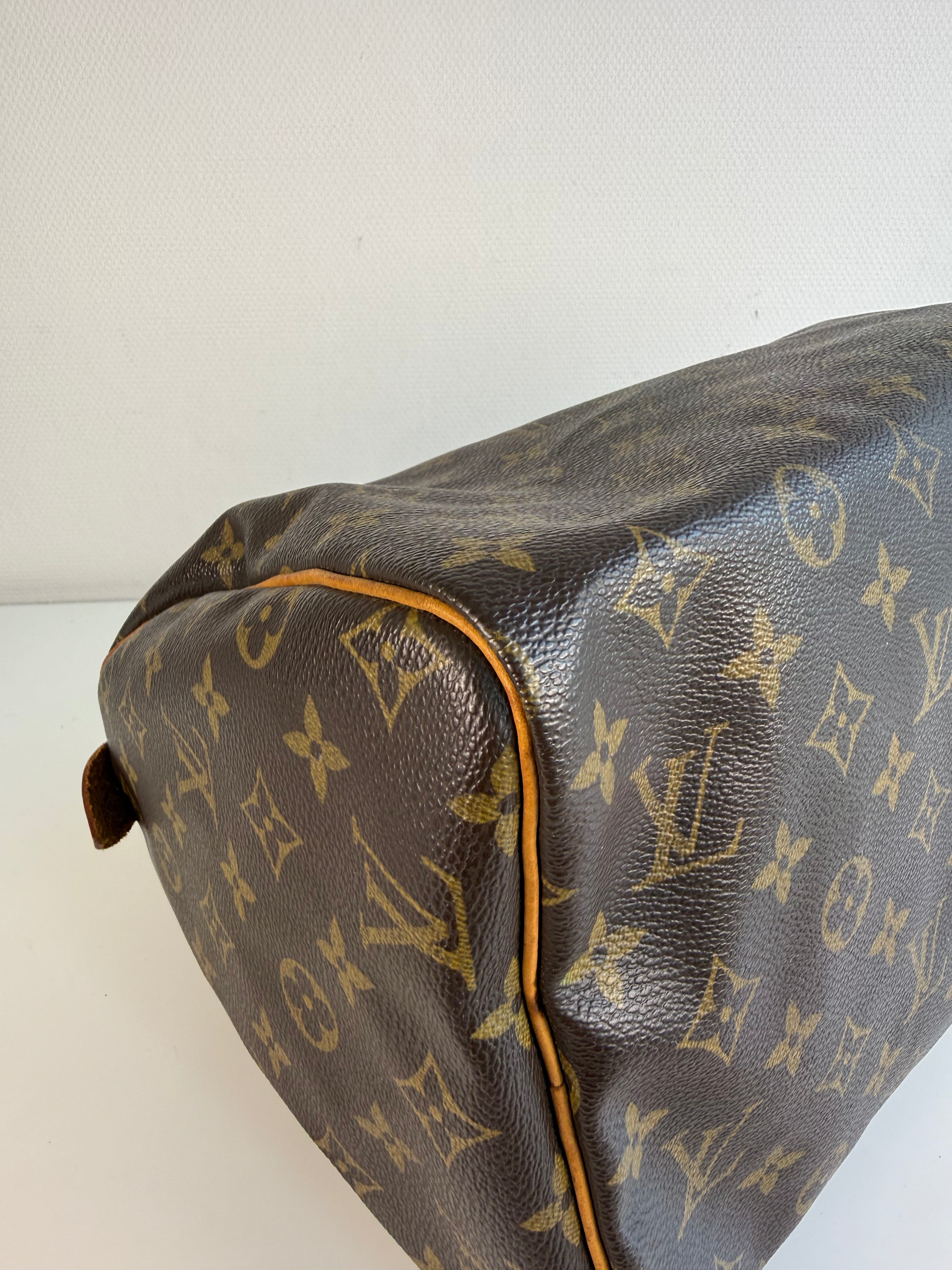 Speedy 30 en toile Monogram marron