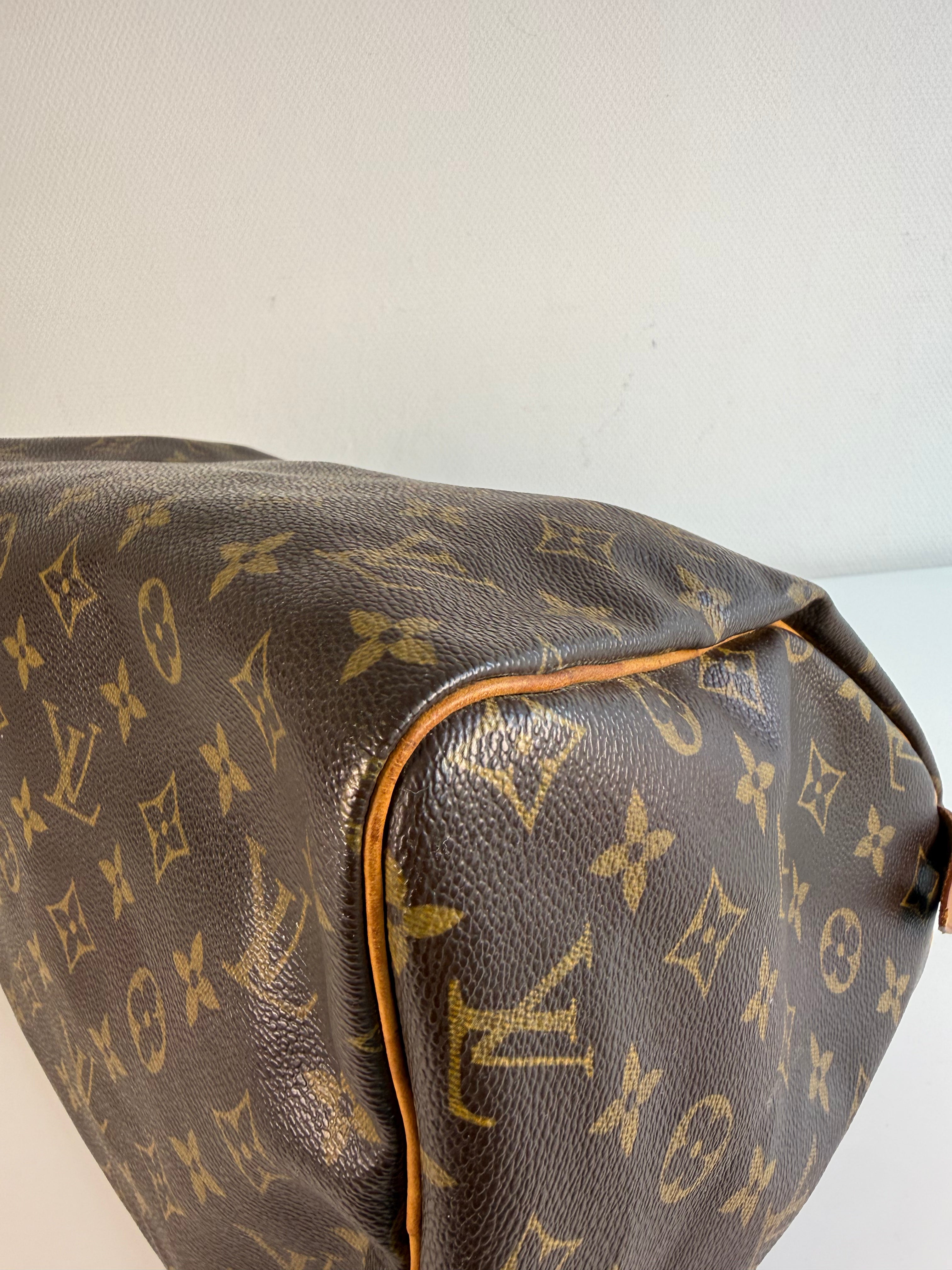 Speedy 30 en toile Monogram marron
