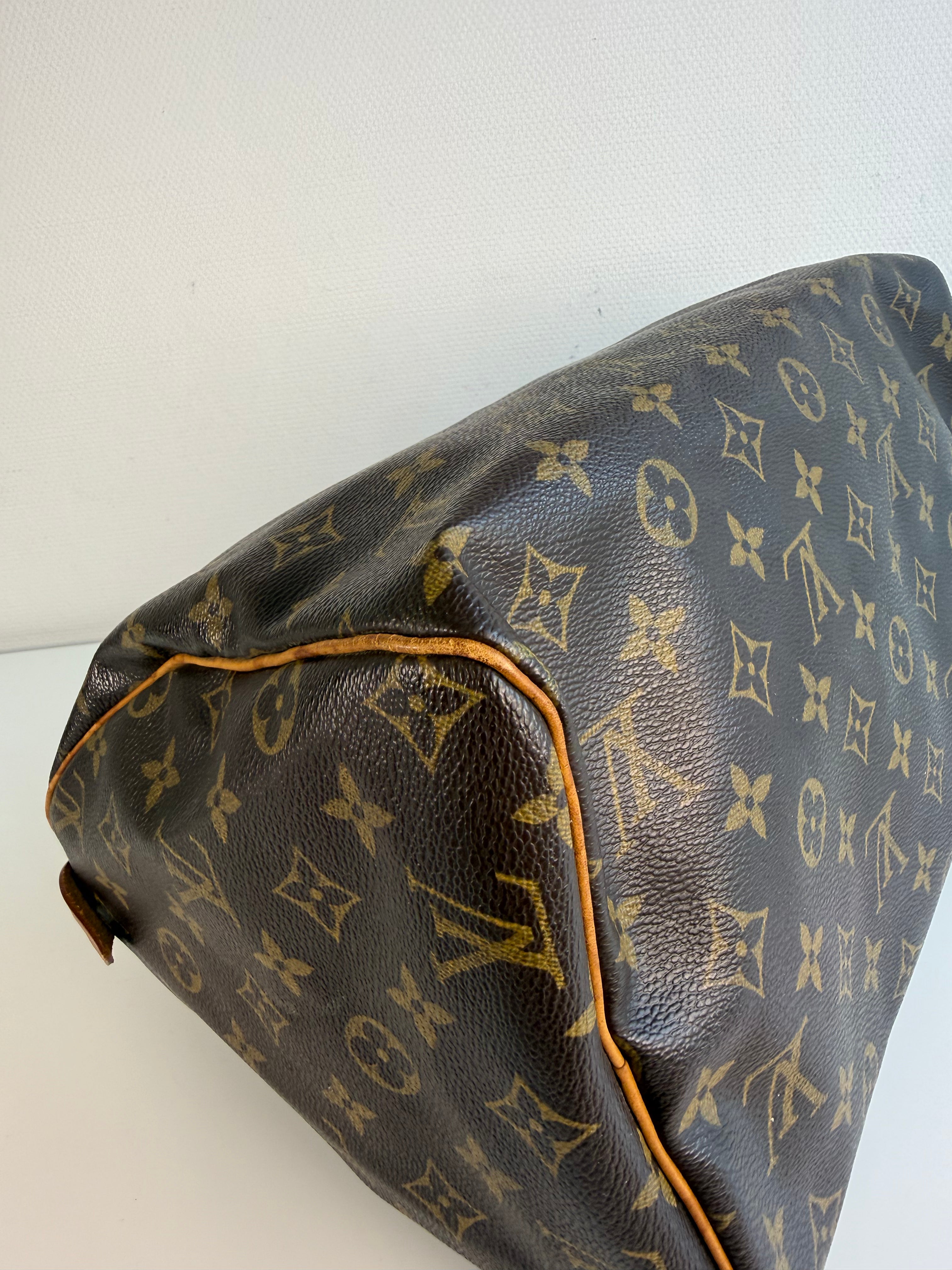 Speedy 30 en toile Monogram marron