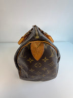 Speedy 30 en toile Monogram marron