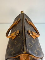 Speedy 30 en toile Monogram marron