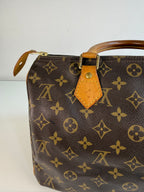 Speedy 30 en toile Monogram marron