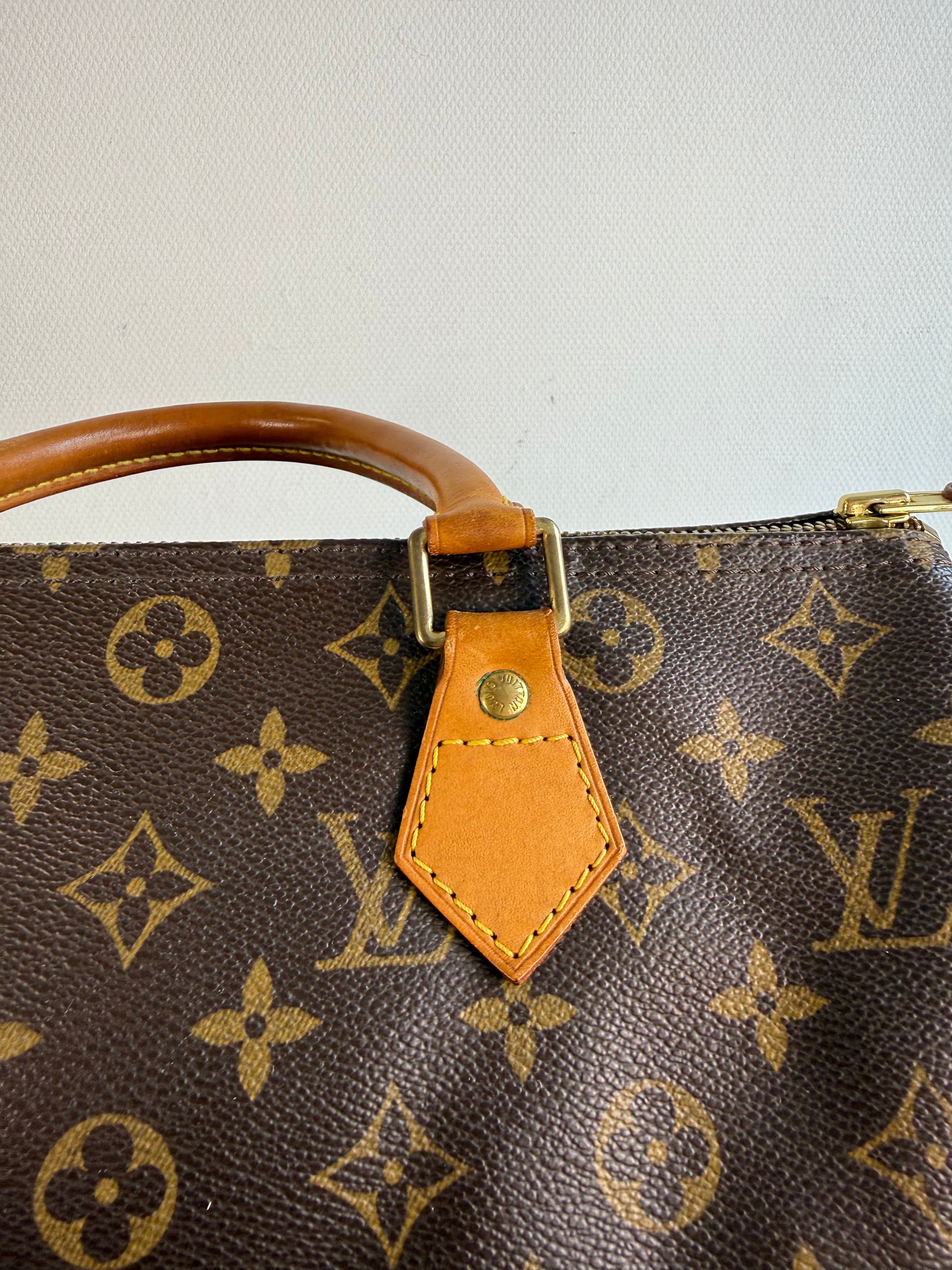 Speedy 30 en toile Monogram marron