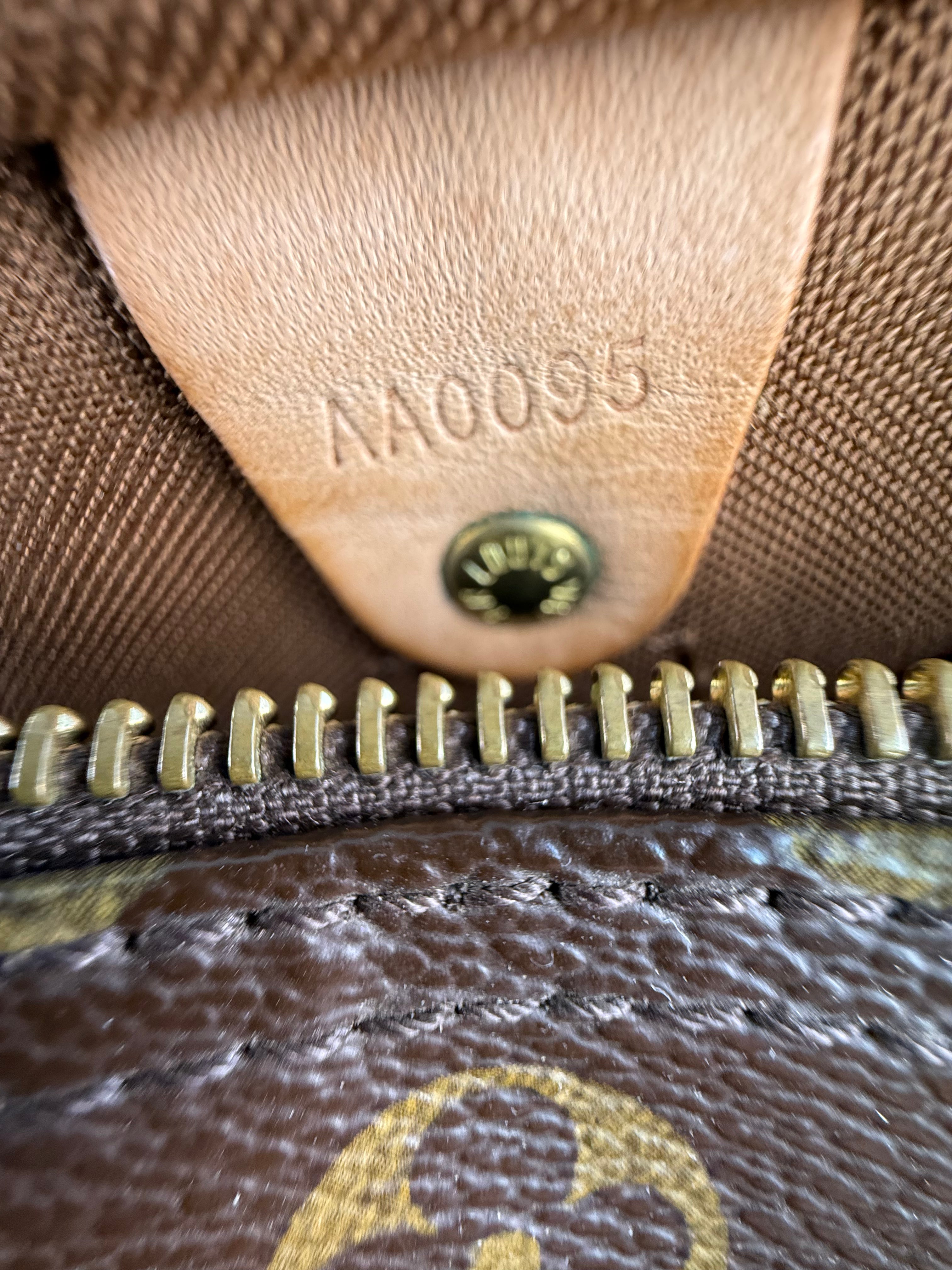 Speedy 30 en toile Monogram marron
