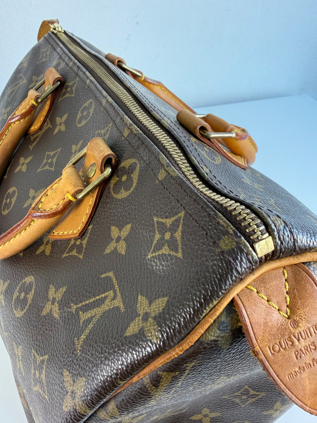 Speedy 30 en toile Monogram marron