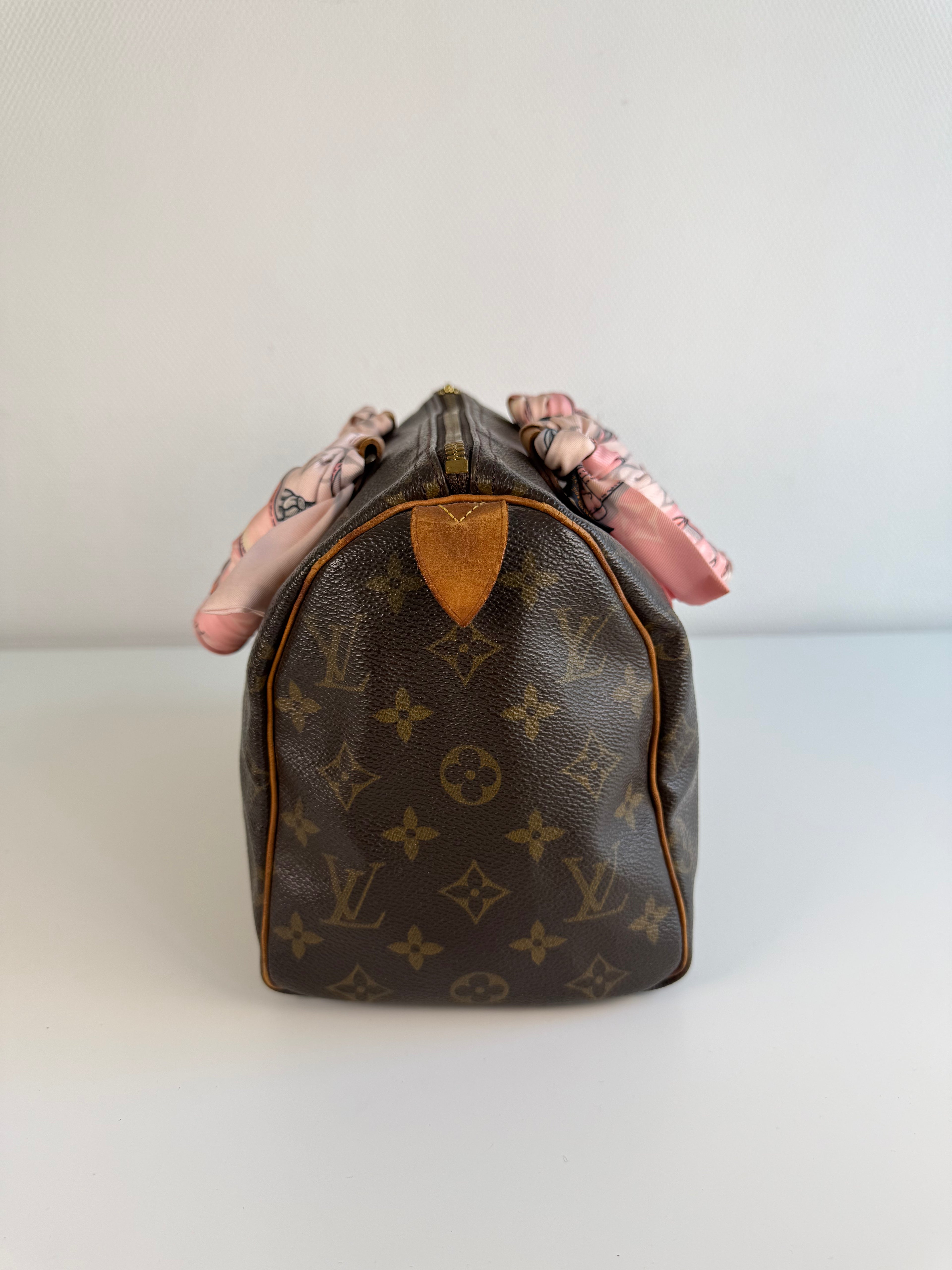 Speedy 25 en toile Monogram marron