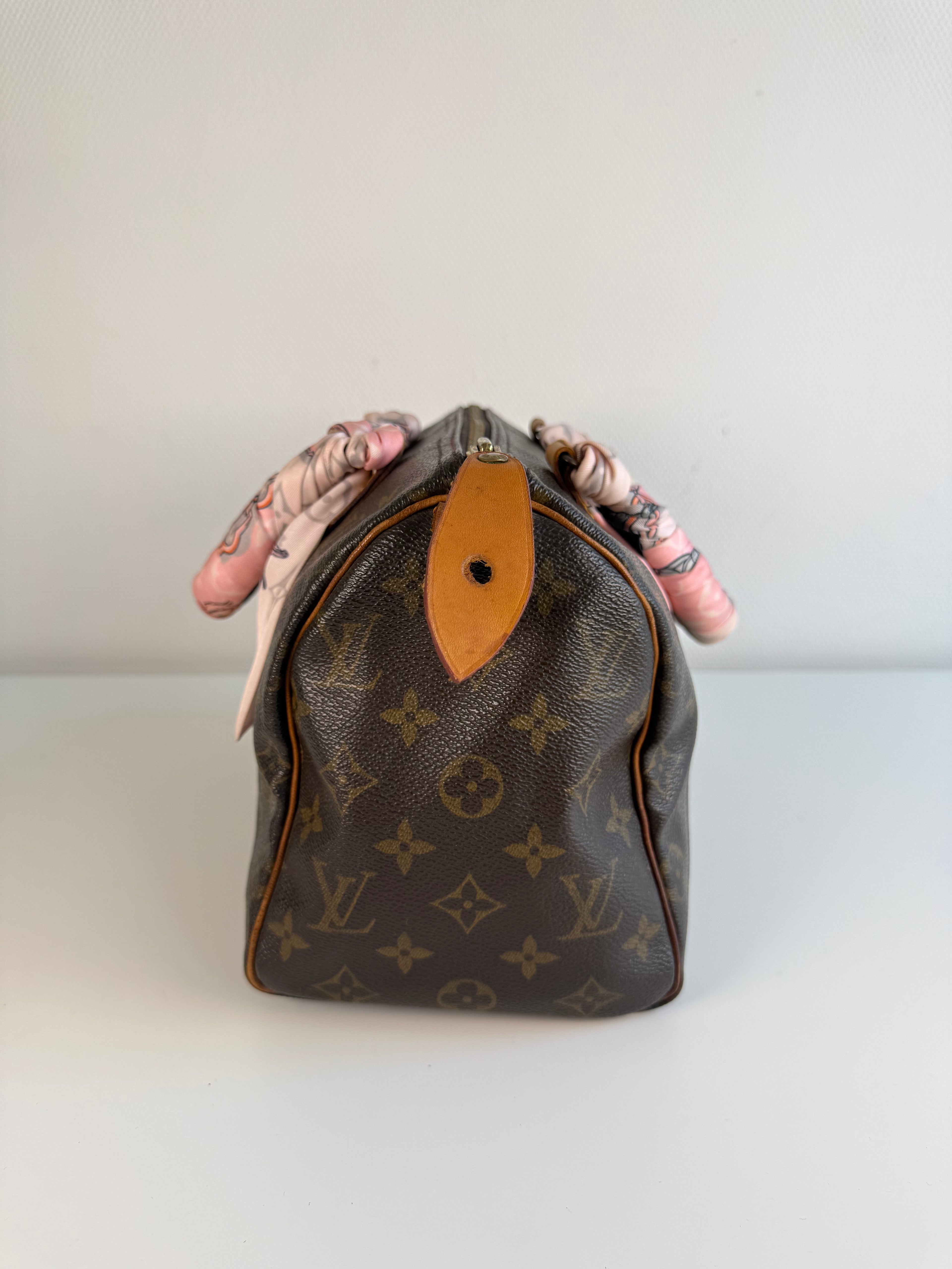 Speedy 25 en toile Monogram marron