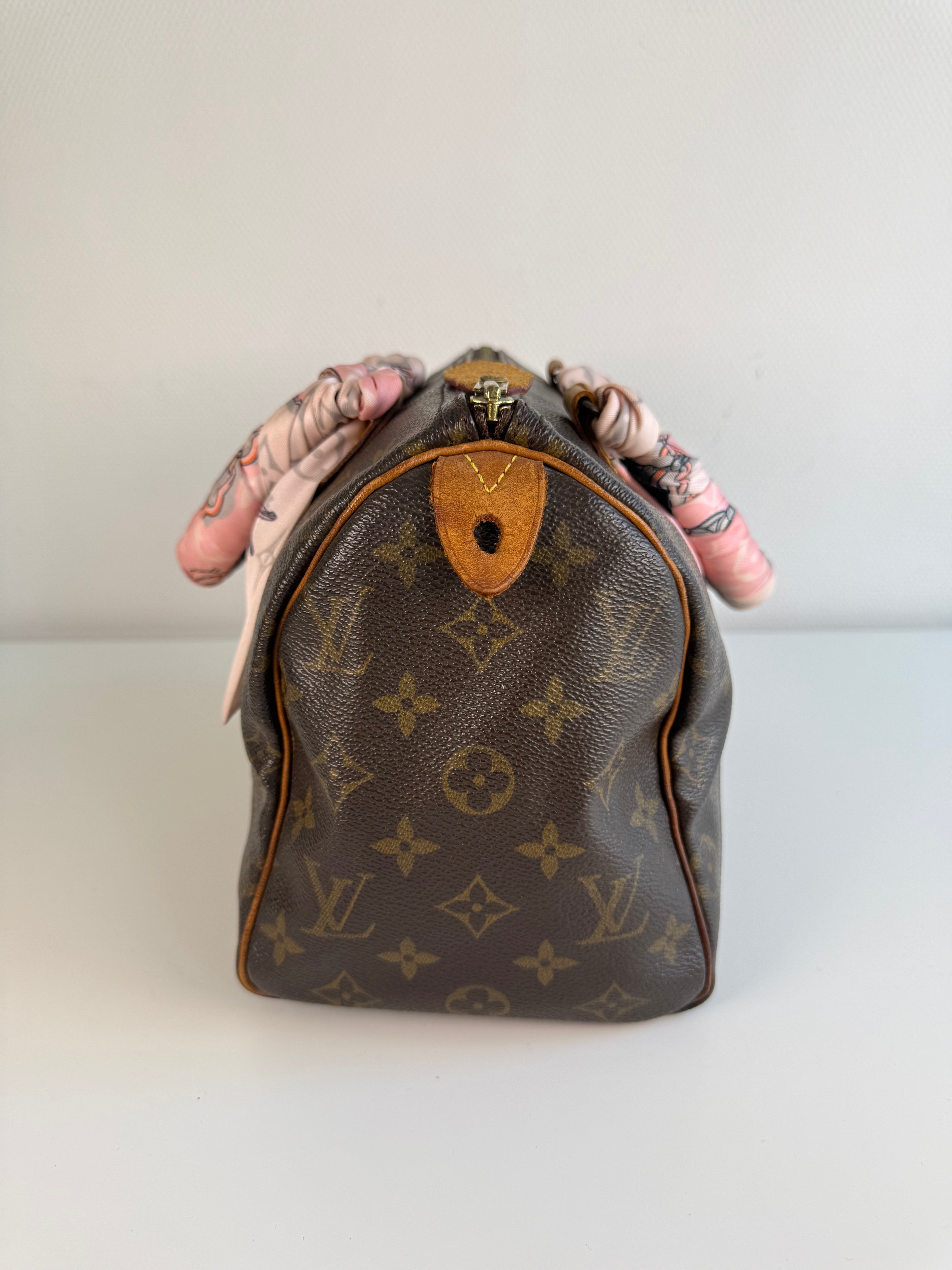 Speedy 25 en toile Monogram marron