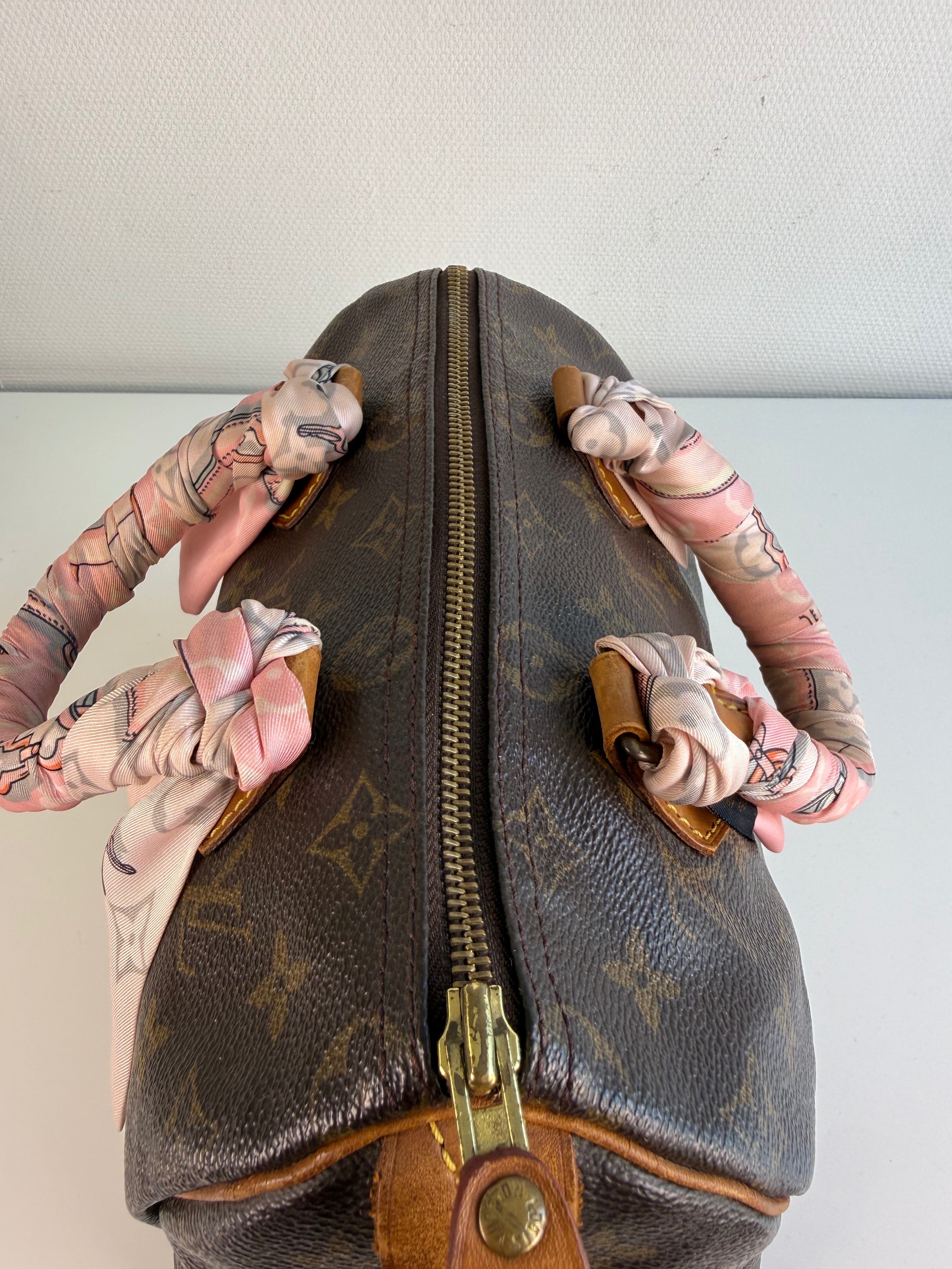 Speedy 25 en toile Monogram marron