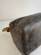 Speedy 25 en toile Monogram marron